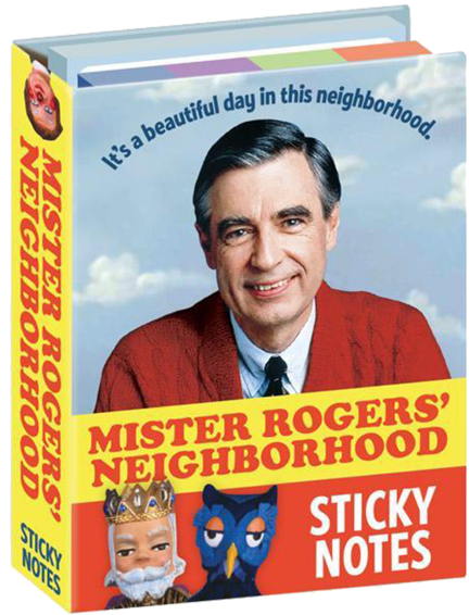 Mister Rogers' Neighborhood Sticky Notes - Mr Rogers (857x1024), Png Download