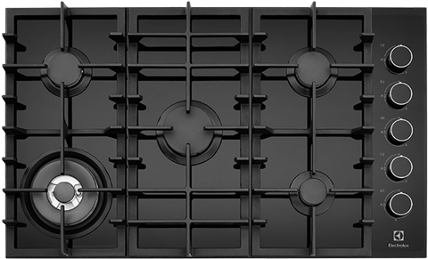 Ehg953ba Hero - Glass Cooktops Side Knobs (800x500), Png Download