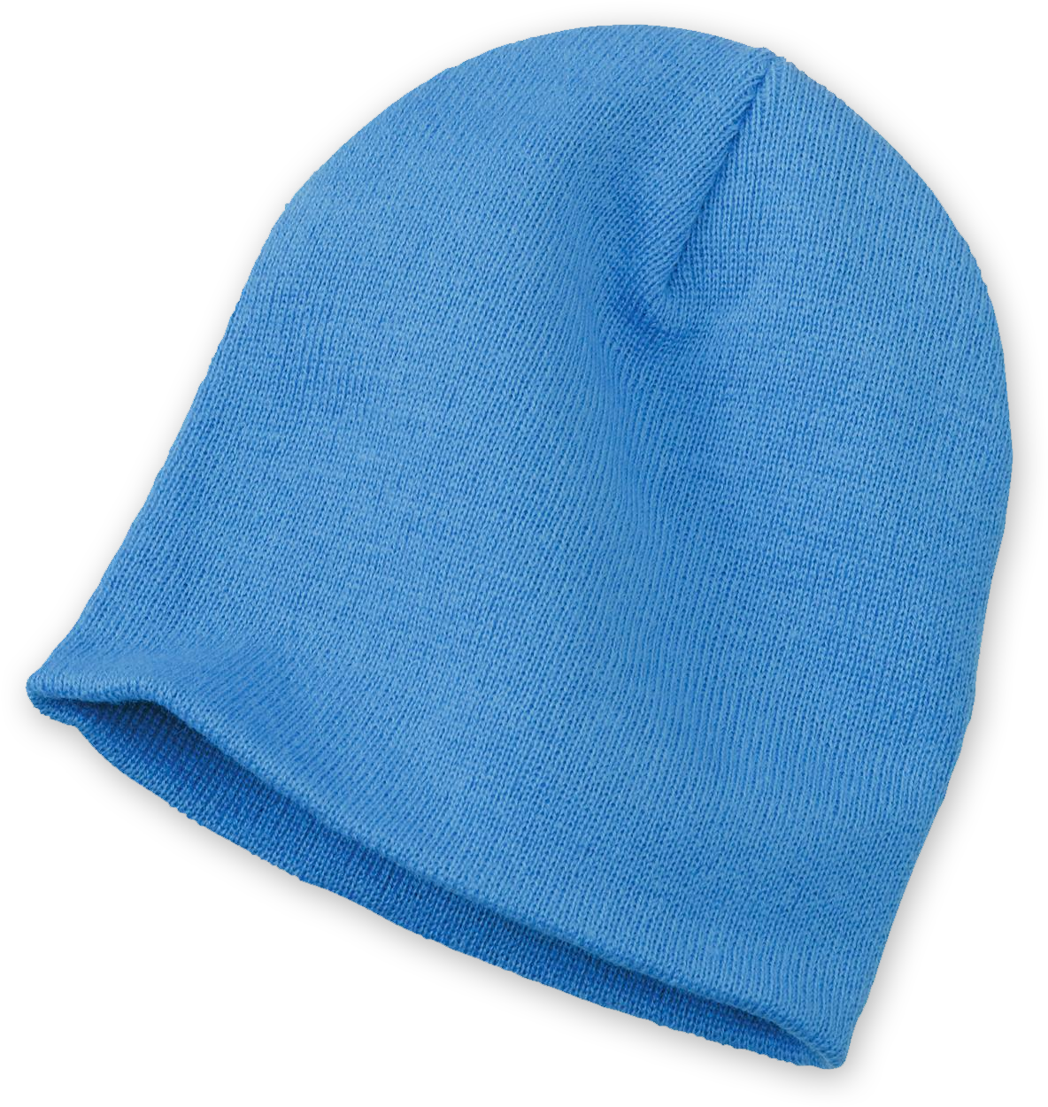 Knit Skull Cap - Blue Toque (1550x1550), Png Download