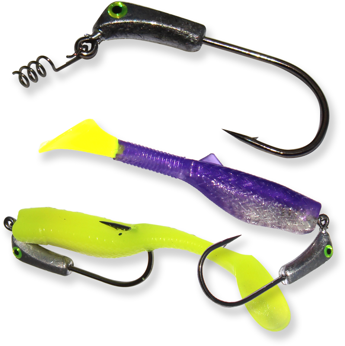 Golden Eye Weedless Hooks - Fish Hook (1200x1200), Png Download