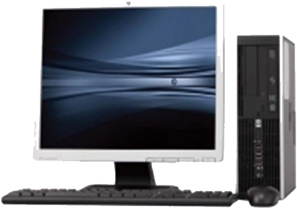 Amd Dual Core - Hp 8000 Elite Monitor (700x850), Png Download