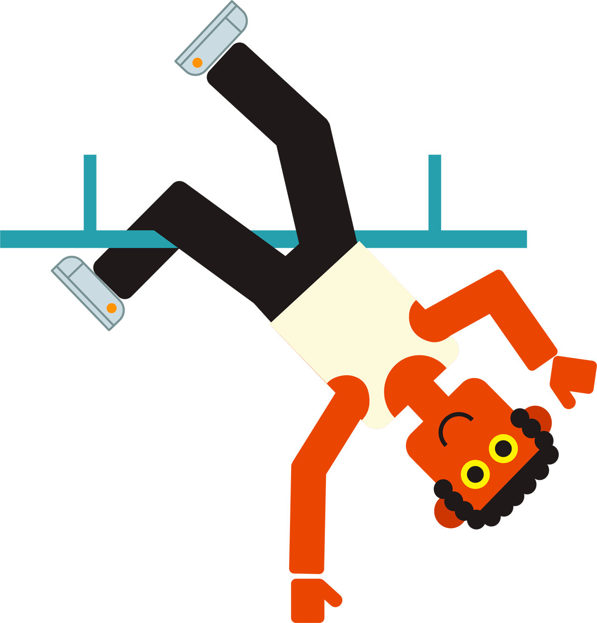 Dancing Emoji - Jumping (1200x1253), Png Download