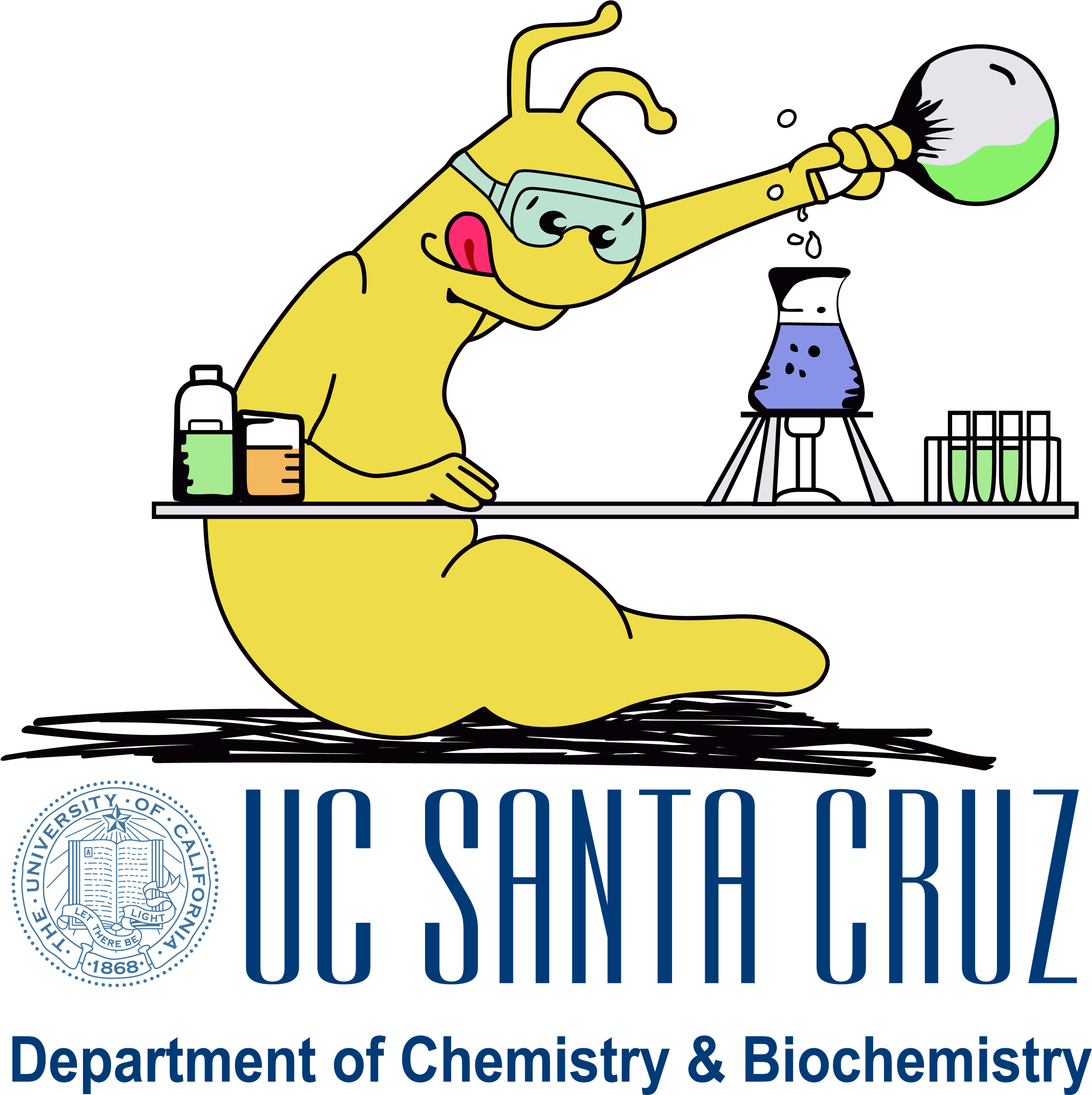 Chem Slug Logo As Png - Ucsc Slug Logo (6451x6451), Png Download