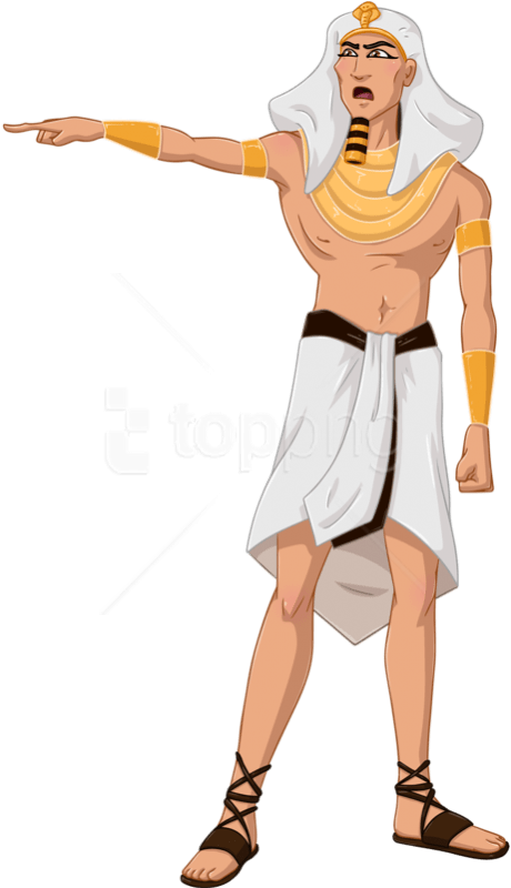 Download Pharaoh Png Images Background - Moses Old Testament Characters Animation (480x799), Png Download