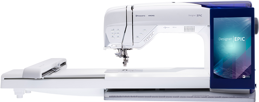 Sewing And Embroidery Machine - Husqvarna Viking Designer Epic (900x457), Png Download