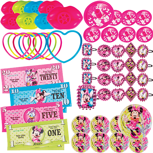 Minnie Mouse Party Favours - Minnie Mouse Money (590x552), Png Download
