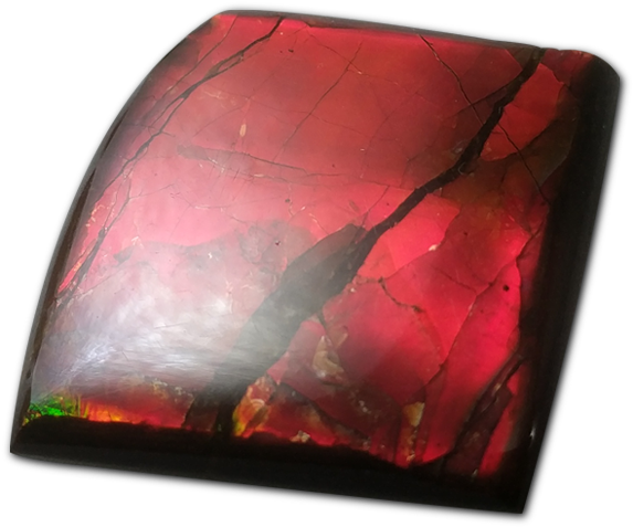 Red Ammolite Jewelry - Quartz (600x557), Png Download