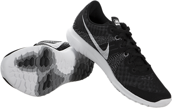 Outlet Factory Shop Men\'s Nike Flex Fury Black / Wolf - Nike Free (650x650), Png Download