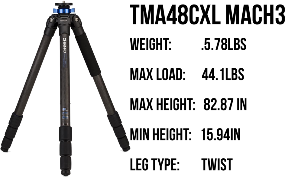 Tma48cxl - Tripod (1000x600), Png Download