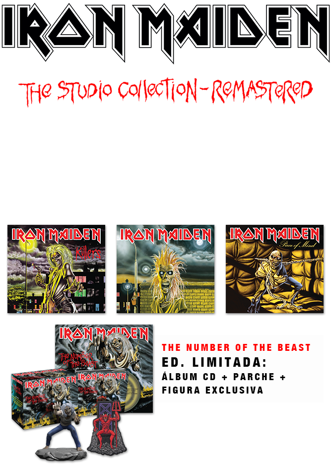 Iron Maiden The Studio Collection - Poster (702x1080), Png Download