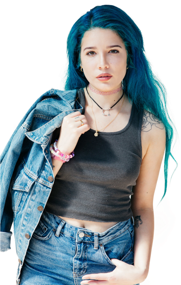 Halsey Png (700x1050), Png Download