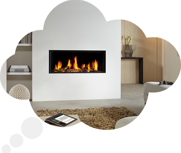 Dru Gas Fires (636x538), Png Download