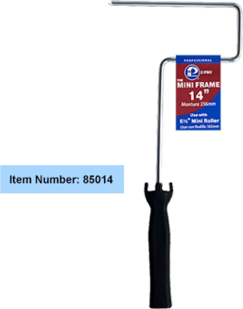 Roller Frame W/ 14" Long Handle Use W/ Mini Roller - Paint Roller (1200x1200), Png Download