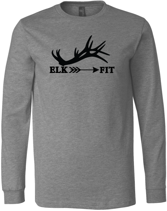 Elk Fit Long Sleeve Tee - Long-sleeved T-shirt (720x800), Png Download