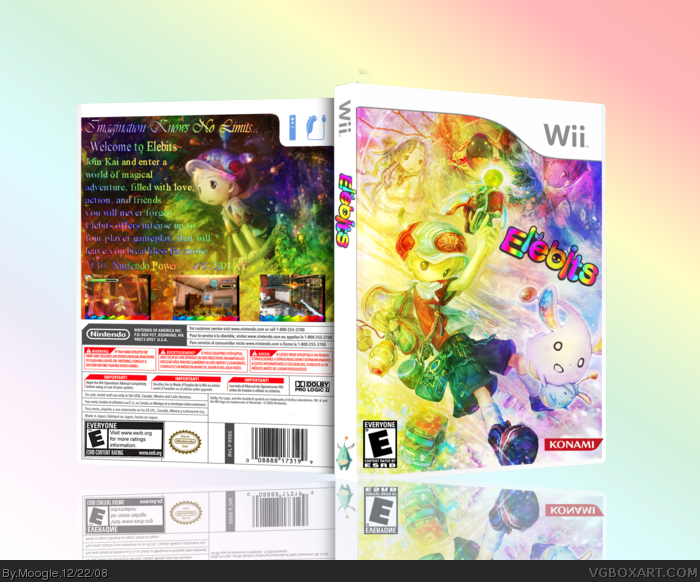 Elebits Box Art Cover - Wii (700x582), Png Download