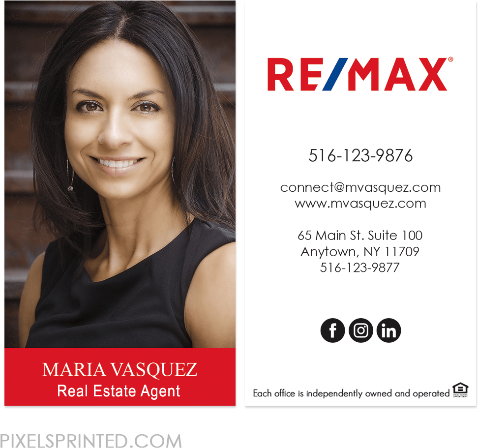 Remax Business Cards, Re/max Business Cards, Real Estate - Girl (1024x1024), Png Download
