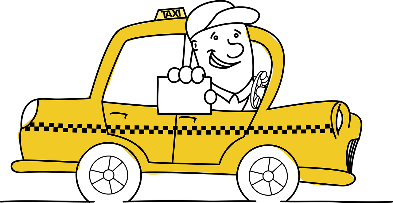 1280 X 663 5 - Taxi Caricatura Png (1280x663), Png Download