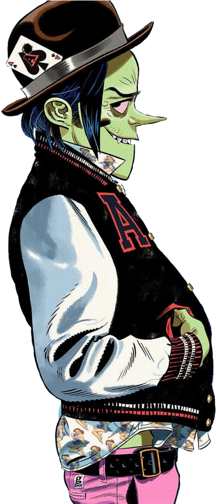 #gorillaz Also If You Use This And Post It Anywhere, - Gorillaz Ace X Reader (1024x1024), Png Download