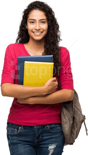 Free Png Download Female Student Png Images Background - College Students Images Png (480x692), Png Download