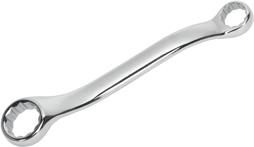 Double Ended Ring Spanner - Wrench (886x529), Png Download