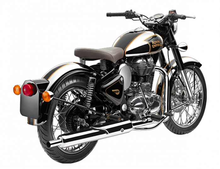 Royal Enfield Classic 500 Abs - Royal Enfield Bullet Chrome (699x540), Png Download