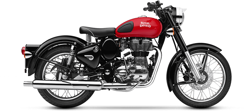 Royal Enfield Classsic 350 Redditch Red - Royal Enfield Classic 350 Blue (830x600), Png Download