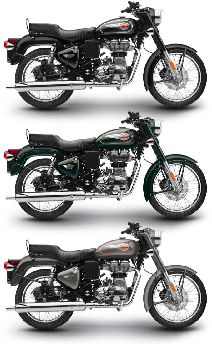 Ansicht Scout - Royal Enfield Bullet 500 Bs4 (970x1126), Png Download