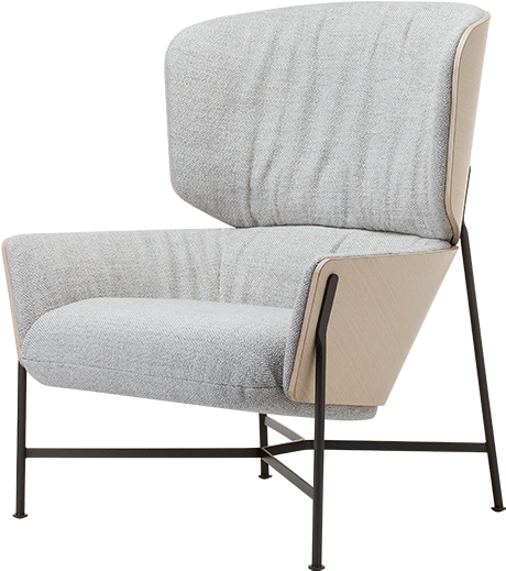 Caristo High Back Armchair (1260x1000), Png Download