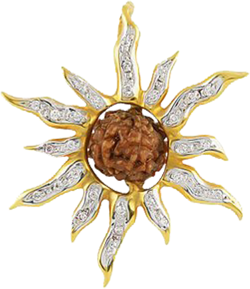 Enquiry Form - Rudraksha 22k Gold Pendant (700x700), Png Download