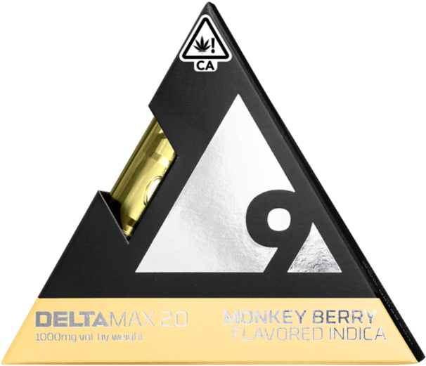 1535494465 Monkey Berry Flavored Indica - Delta 9 Strawberry Ak Cartridge (770x770), Png Download