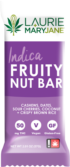 Laurie Maryjane's Indica Fruity Nut Bar - Grape (750x750), Png Download
