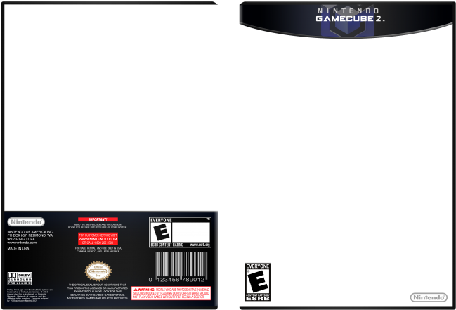 Download Png - Gamecube Game Cover Template (700x509), Png Download