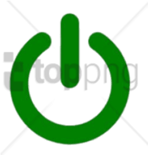 Free Png Download Green Power Button Png Images Background - Circle (850x454), Png Download
