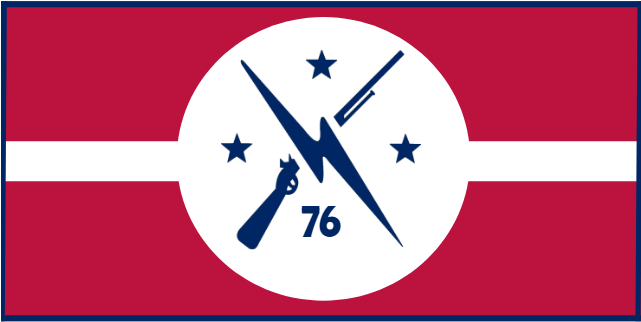 Fictionala Flag For West Virginia Minutemen [fallout - West Virginia Flag Fallout 76 (640x640), Png Download