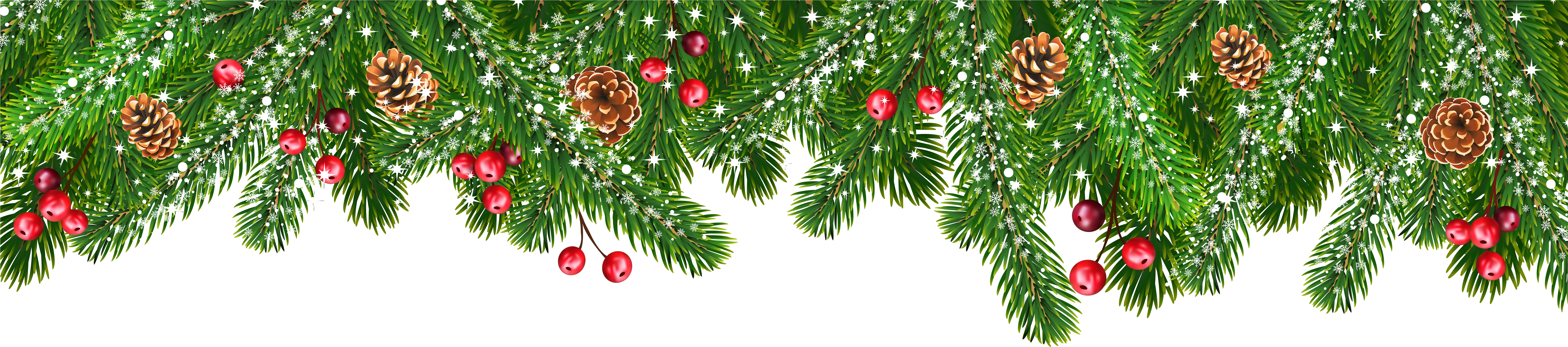 View Full Size - Christmas Ornament (8000x1819), Png Download