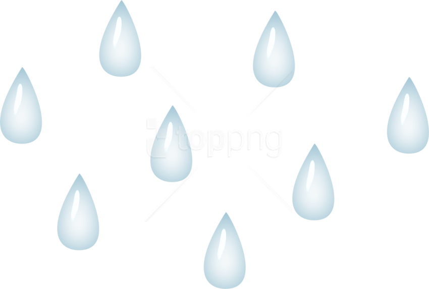 Download Raindrops Download Png Png Images Background - Rain Drops Clipart Png (850x573), Png Download