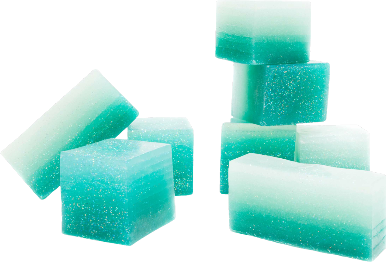 🍹tropical Ombre Soap🍹 - Teal Aesthetic Png (1280x863), Png Download