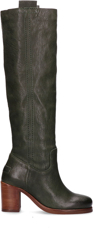 Boot With Heel Smooth Leather Green - Boot (840x840), Png Download
