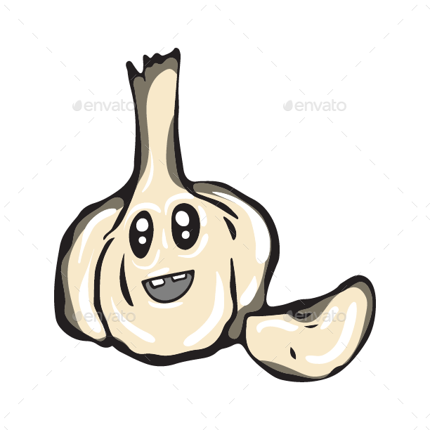 Preview Images/10 Corn - Garlic Png Cute (612x612), Png Download