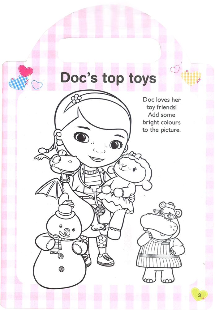 Picture Of Disney Carry Along Activities - Doc Mcstuffins (807x1067), Png Download