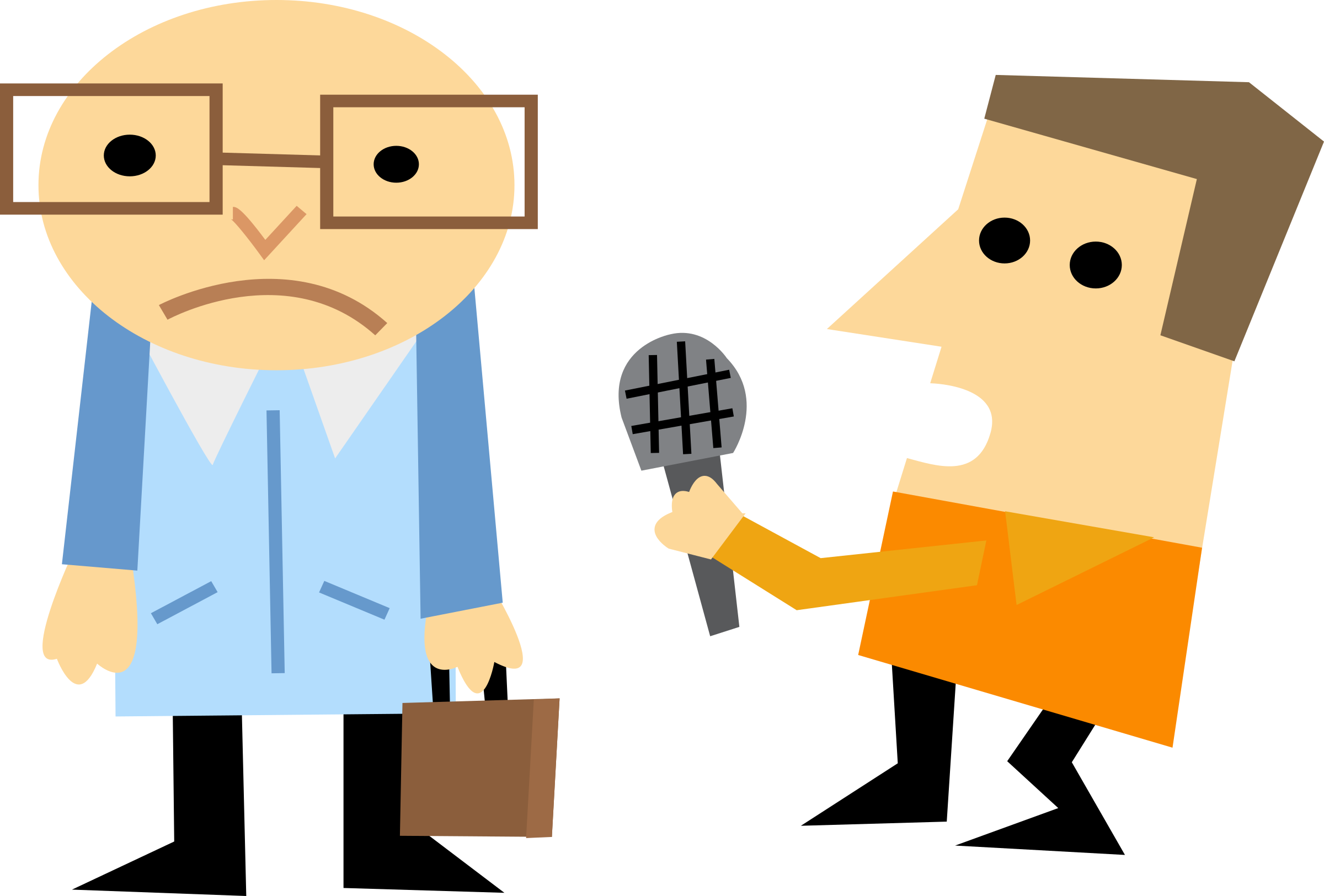 Big Image - Interview Clipart (2400x1625), Png Download