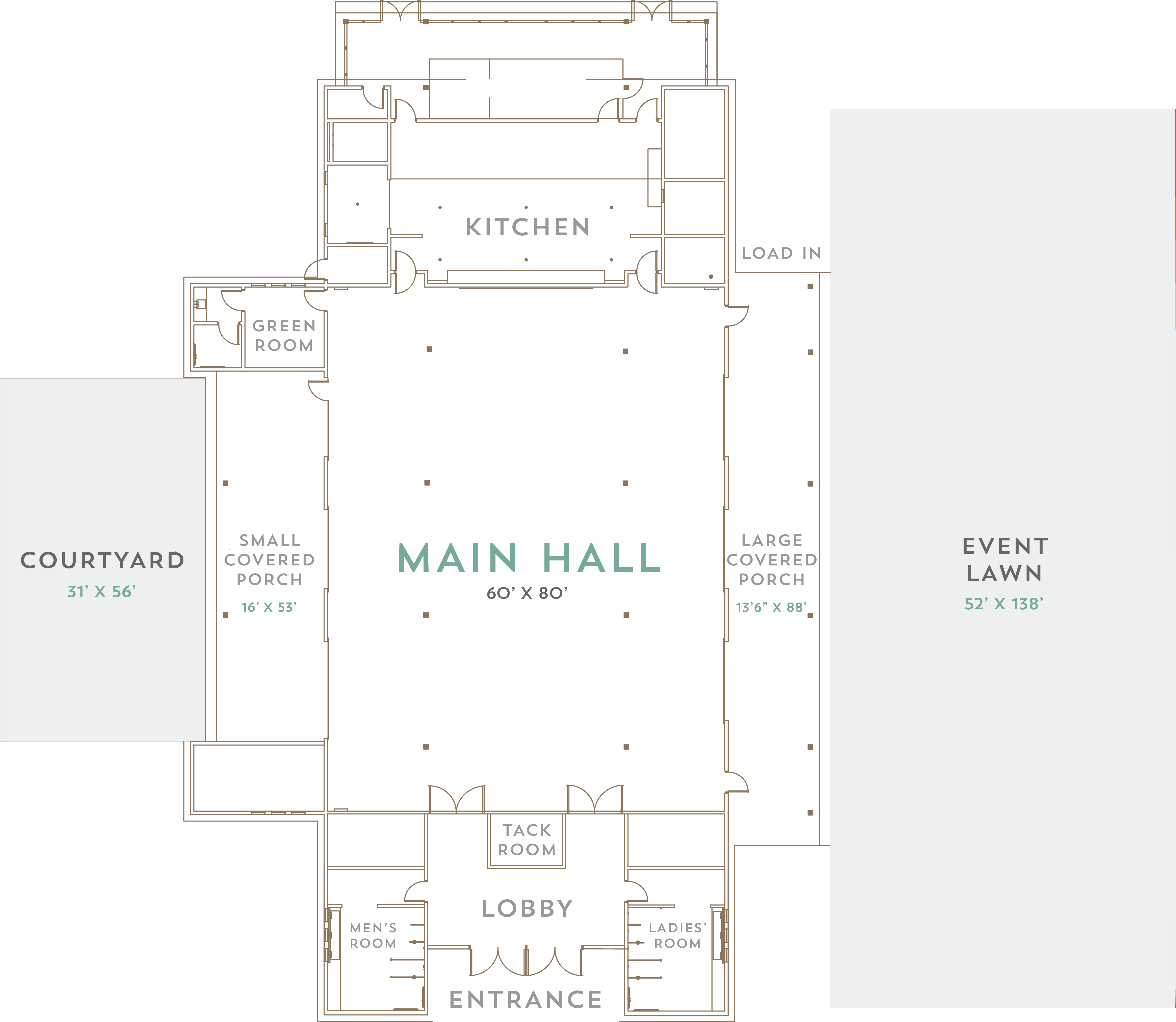 Barn Layout - Diagram (5833x5833), Png Download