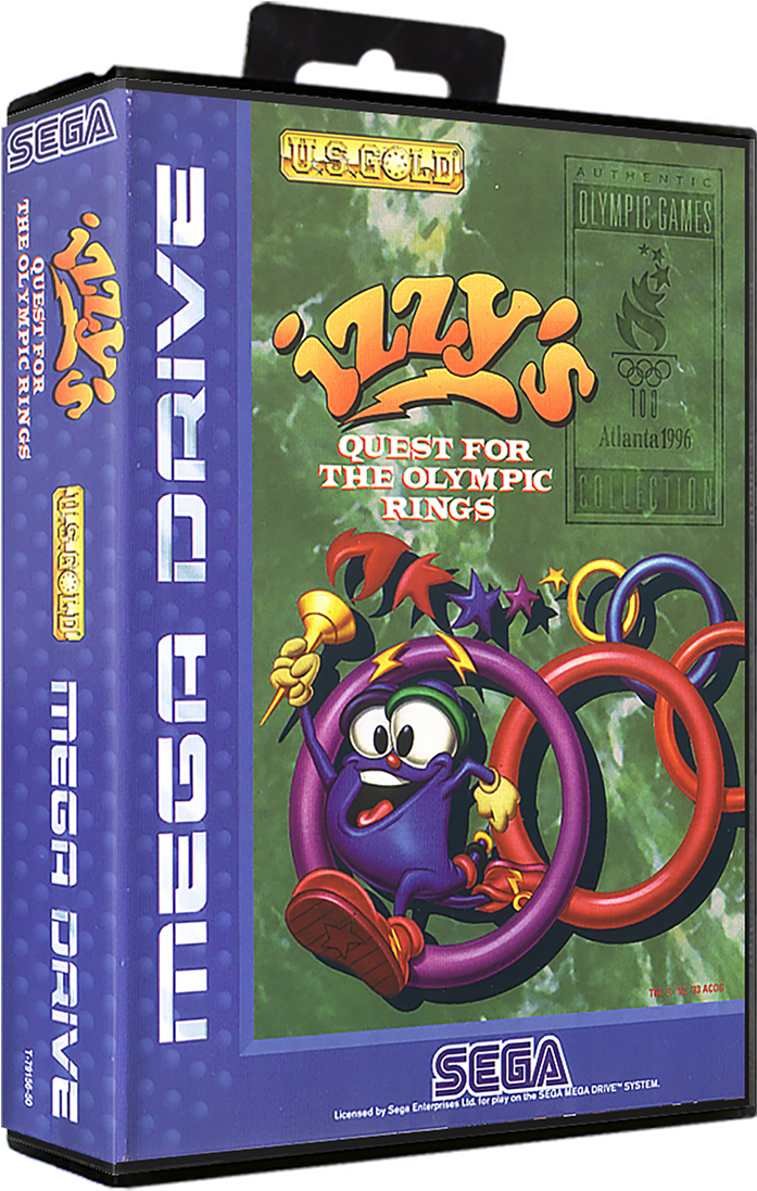 Izzy's Quest For The Olympic Rings - Sega Genesis (729x1134), Png Download