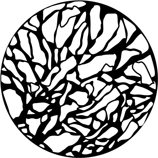 Cracked Rock - Circle (800x800), Png Download