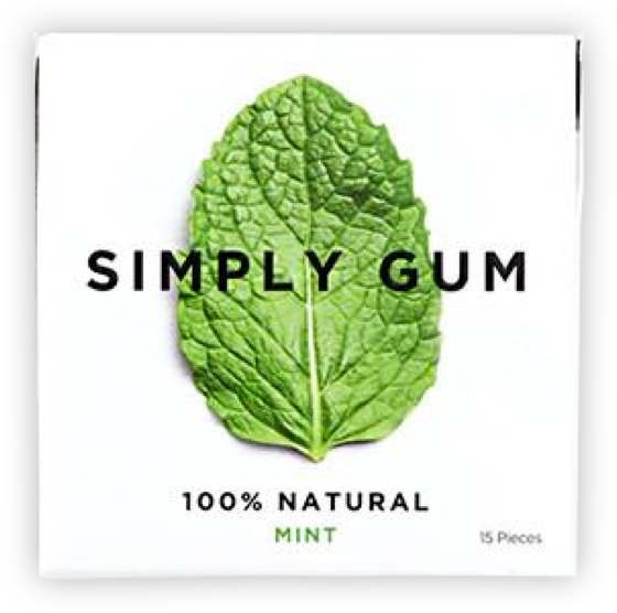 Simply Gum (560x556), Png Download