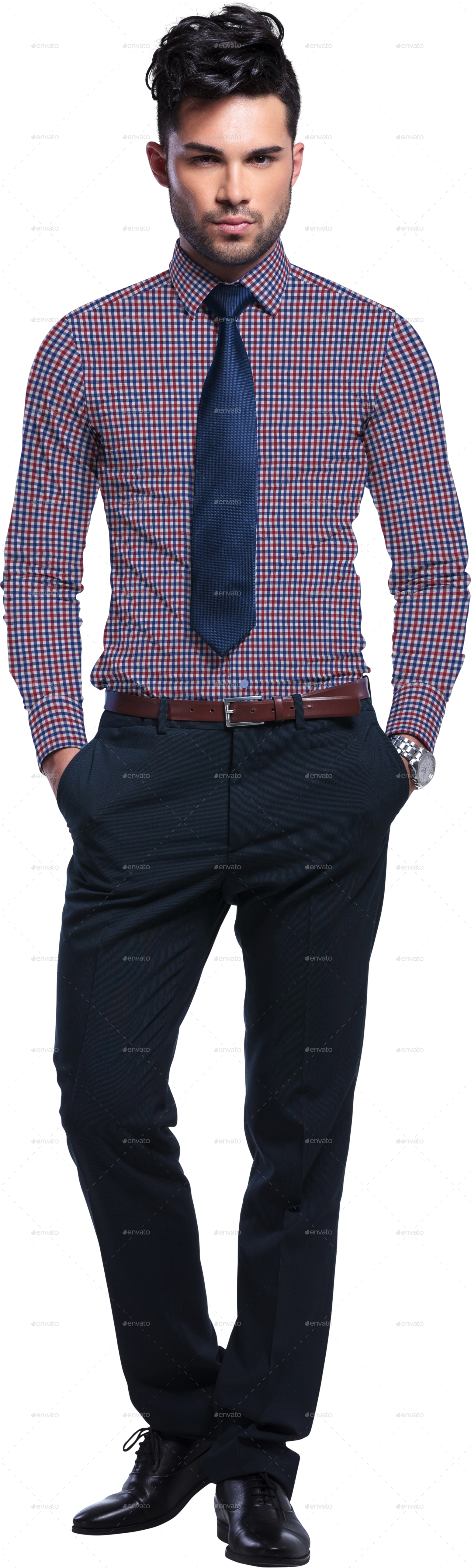 Image Set/07 - Pant Shirt Model Png (1549x5153), Png Download