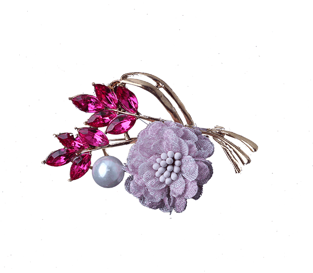 Fashion Metal Plates - Artificial Flower (640x555), Png Download