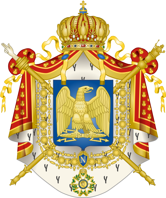 Imperial Coat Of Arms Of France - Kingdom Of Holland Coat Of Arms (565x667), Png Download