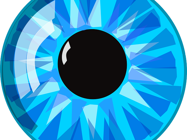 Blue Eyes Clipart Third Eye - Cartoon Transparent Blue Eyes (640x480), Png Download