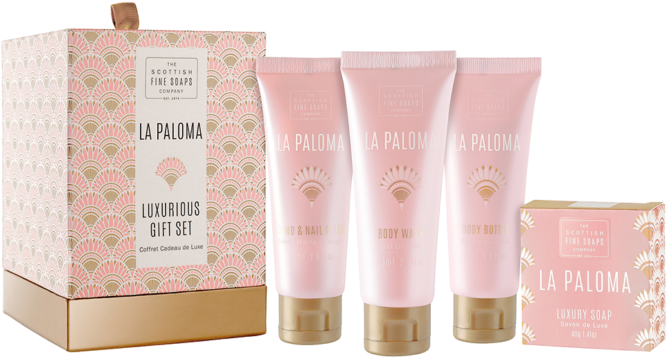 La Paloma Luxurious Gift Set - Scottish Soaps Mens Thistle Well Groomed Gift Set 3pc (1024x1024), Png Download
